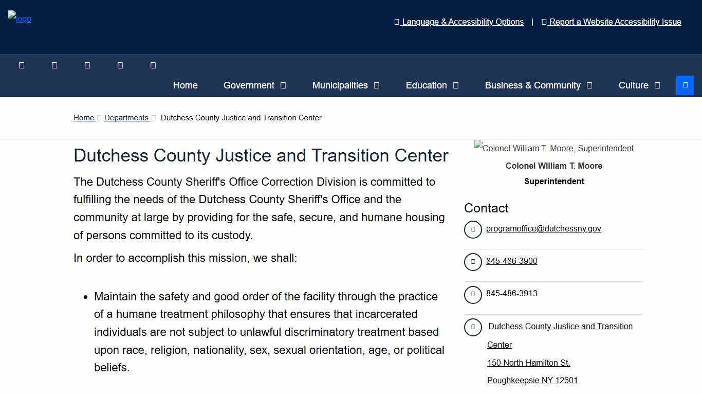 Dutchess County Justice and Transition Center